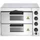 Electric Pizza Oven 14 In. Double Deck Layer 1950-watt Toaster Oven Countertop P