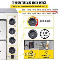 Electric Pizza Oven 14 in. Double Deck Layer 1950-Watt Toaster Oven Countertop P