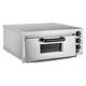 Electric Pizza Oven 2000-watt 14 In. Pizza Single Deck Layer Stainless Steel Out