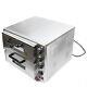 Electric Pizza Oven 3000w Double Deck Countertop Bake Oven For Bakery Restaurant