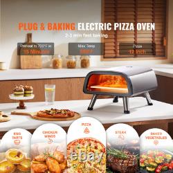 Electric Pizza Oven Countertop Pizza Maker for 12 Pizza Indoor & Outdoor
