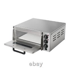 Electric Pizza Oven Single Deck Pizza Deck Oven 2000W Pizza Baker 16'' Pizza