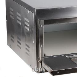 Electric Pizza Oven Stainless Steel Countertop Pizza Maker Baker Commercial Use