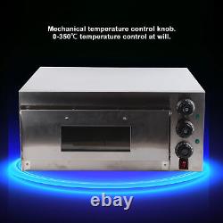 Electric Pizza Oven Stainless Steel Countertop Pizza Maker Baker Commercial Use