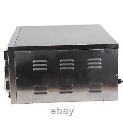 Electric Pizza Oven Stainless Steel Countertop Pizza Maker Baker Commercial Use