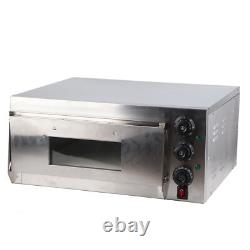 Electric Pizza Oven Stainless Steel Countertop Pizza Maker Baker Commercial Use