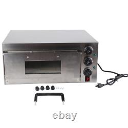 Electric Pizza Oven Stainless Steel Countertop Pizza Maker Baker Commercial Use