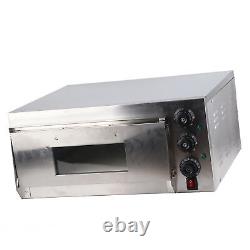 Electric Pizza Oven Stainless Steel Countertop Pizza Maker Baker Commercial Use