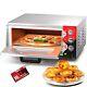 Electric Pizza Oven With Pizza Stone For Restaurant Home, 16 Inch Countertop