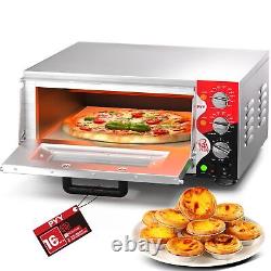 Electric Pizza Oven with Pizza Stone for Restaurant Home, 16 Inch Countertop