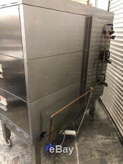 Electric Triple Stone Deck Stainless Bakery Pizza Ovens Revent 649 HC #2961 NSF