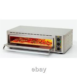 Equipex PZ-4302D Single Deck Sodir Countertop Pizza Oven, Fire Brick Stone, E