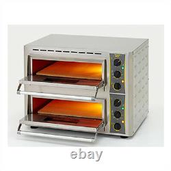 Equipex PZ-430D Countertop Pizza Oven Single Deck, 208-240v/1ph