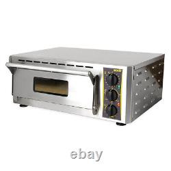 Equipex PZ-430S Single Deck Sodir Countertop Pizza Oven, Fire Brick Stone, El