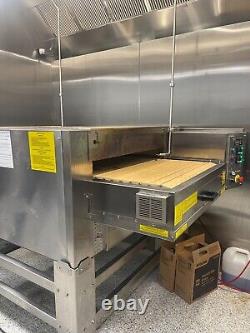 FIERO TS Series Gas Neapolitan Pizza Stone Conveyor Belt Oven