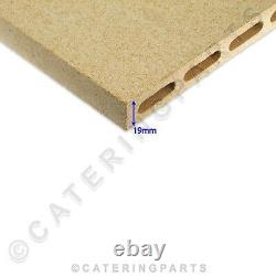 FIMAR CO2684 720x360x19mm F19 PERFORATED REFRACTORY STONE BAKING DECK PIZZA OVEN