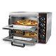 For 16 Pizza Indoor Commercial Countertop Pizza Oven Double Deck Pizza Marker