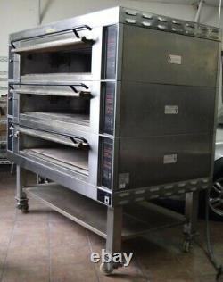 GREAT USED REVENT 3 deck commercial pizza pastry bakery oven HOUSTON TEXAS