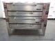 Garland Gpd-60 Gas Double Deck Pizza Oven With Stone & Legs, Year 2011