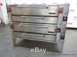 Garland GPD-60 Gas Double Deck Pizza Oven with Stone & Legs, Year 2011
