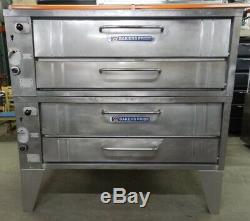 Gas 5 Pies Pizza Oven Double Deck Bakers Pride In Great Condition