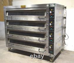 Gemini SVEBA DAHLEN DC-44 Convection Oven 4-Deck Brick/Stone Pizza Commercial