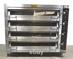 Gemini SVEBA DAHLEN DC-44 Convection Oven 4-Deck Brick/Stone Pizza Commercial