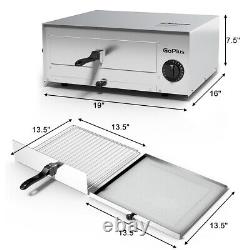 Goplus Home Kitchen Pizza Oven Stainless Counter Top Snack Pan Bake Commercial