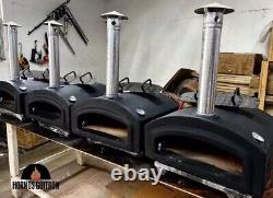 Guitron Napoli Clay Pizza Oven 12 Dual Gas Burner & Wood Fired