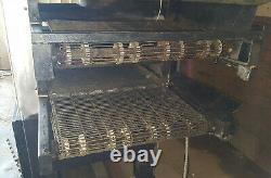 HUGE 3 Deck Triple Stack Electric Conveyor Pizza Pride Oven by Randell with Hood