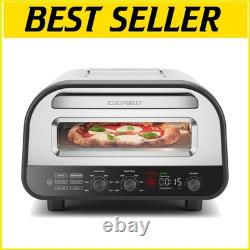 High-Performance Indoor Pizza Oven 5 Presets for Perfect Pizzas Every Time
