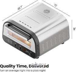 High-Performance Indoor Pizza Oven 5 Presets for Perfect Pizzas Every Time