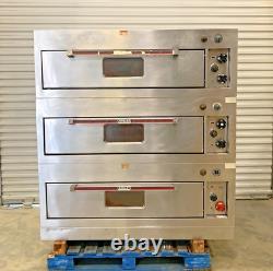 Hobart Triple Deck 3-PH 480V Electric Pizza Oven HCN50T HCN Series