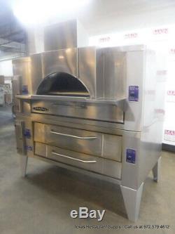 IL Forno Classico Bakers Pride FC616 Gas with Y600 Deck Pizza Oven on Legs