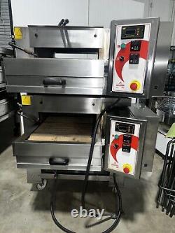 Italforni Stone conveyor pizza oven TSAE DOUBLE DECK