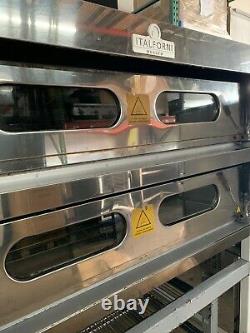 Italforni TKD2 Twin Deck Electric Pizza Oven (USED)