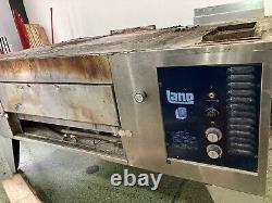 LANG 6 Pie Nat. Gas Stone Deck Air Door Pizza Ovens Compare 2 Bakers Pride Y-600