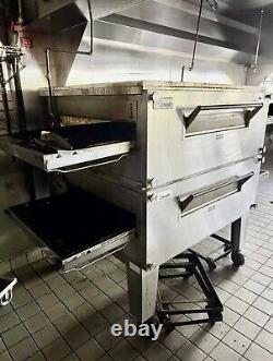 LINCOLN IMPINGER 3255 Double Deck Nat Gas Conveyor Pizza Oven 32NICE SHAPE