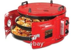 Large Commercial Countertop Double Deck Bakery Cookie Toaster Pizza Roaster Oven