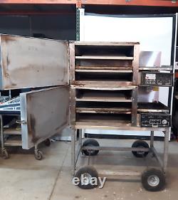 Lincoln 1116 1117 LP PROPANE GAS Double Deck Conveyor Pizza Oven 18 wide rack
