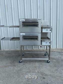 Lincoln 1116 Impinger Double Stack Conveyor/ Pizza Ovens Nat Gas (VIDEO DEMO)