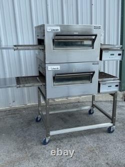 Lincoln 1116 Impinger Double Stack Conveyor/ Pizza Ovens Nat Gas (VIDEO DEMO)
