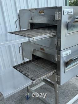 Lincoln 1116 Impinger Double Stack Conveyor/ Pizza Ovens Nat Gas (VIDEO DEMO)