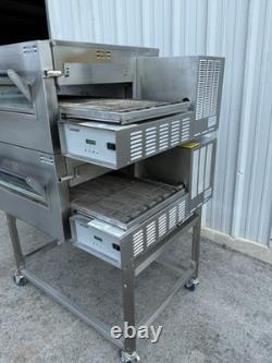 Lincoln 1116 Impinger Double Stack Conveyor/ Pizza Ovens Nat Gas (VIDEO DEMO)