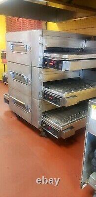 Lincoln 1600 Impinger Triple Deck Conveyer Pizza Oven Restaurant Great Condition