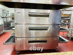 Lincoln 3270 Pizza Oven triple stack