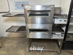 Lincoln Double Stack Electric Conveyor Pizza Oven Tested Works Great See Video