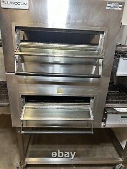 Lincoln Double Stack Electric Conveyor Pizza Oven Tested Works Great See Video