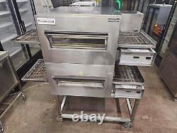 Lincoln Double Stack Electric Conveyor Pizza Oven Tested Works Great See Video