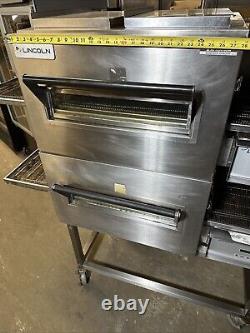 Lincoln Double Stack Electric Conveyor Pizza Oven Tested Works Great See Video